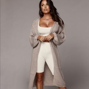 JLUXLABEL Lottie balloon sleeve cardigan